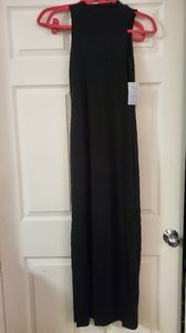 XS Mock Neck Maxi Dress